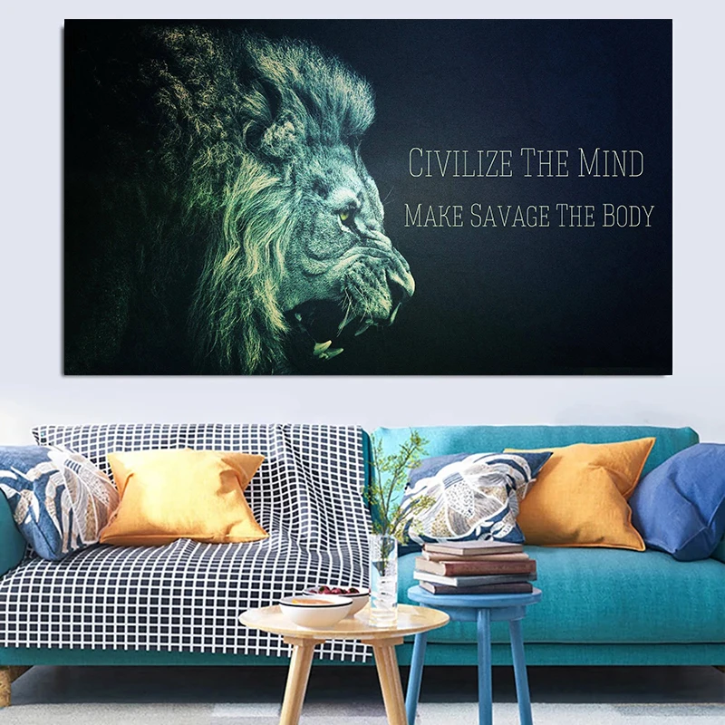 Modern Home Decor Art Animal Painting Lion Posters and Prints Canvas Painting Wall Art Pictures for Bedroom Living Room Decor
Modern Home Decor Art Animal Painting Lion Posters and Prints Canvas Painting Wall Art Pictures for Bedroom Living Room Decor