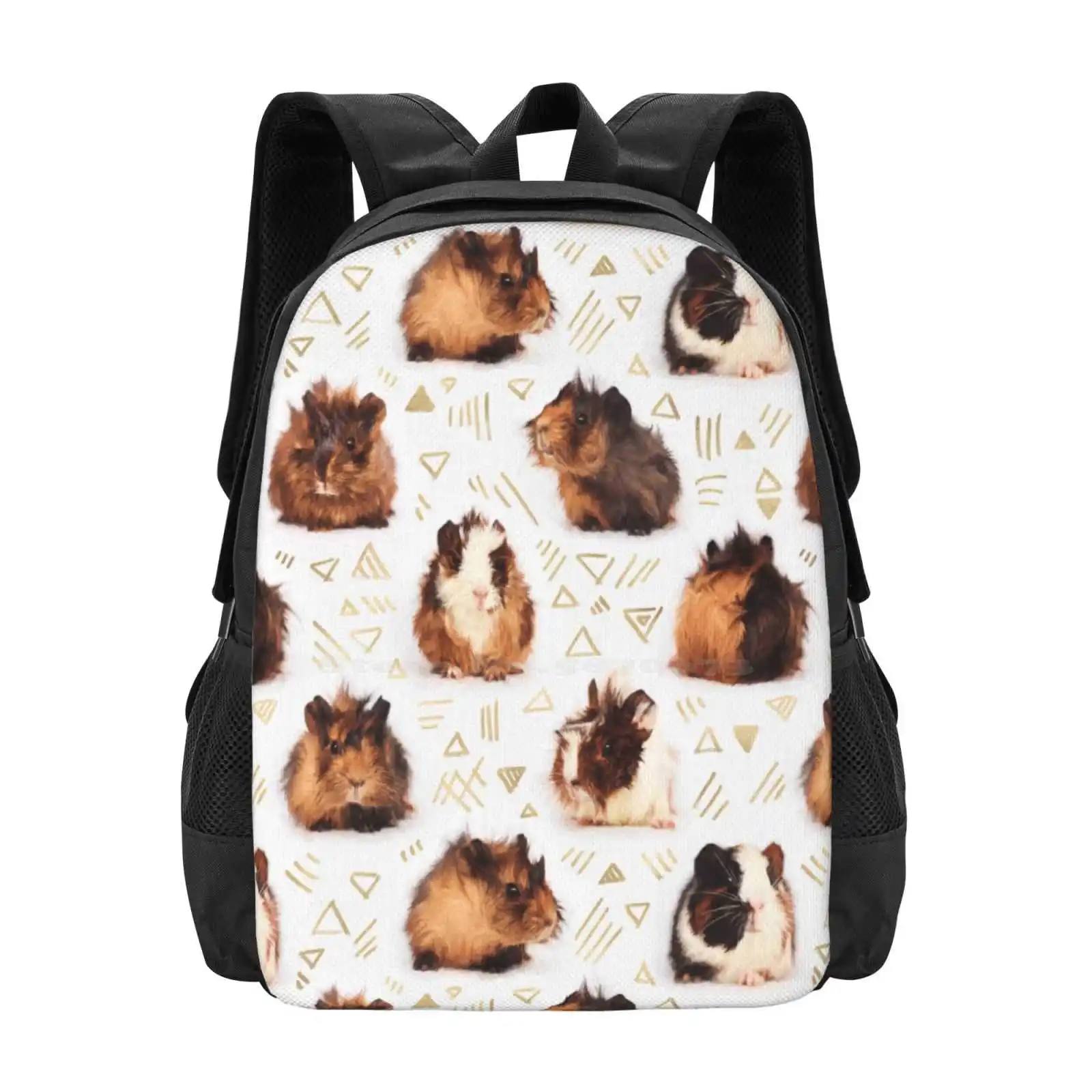 The Essential Guinea Pig Pattern Design Bagpack School Bags Guinea Pigs Cavy Pets Cute Rodents Animals Patterns Gold Painted
The Essential Guinea Pig Pattern Design Bagpack School Bags Guinea Pigs Cavy Pets Cute Rodents Animals Patterns Gold Painted