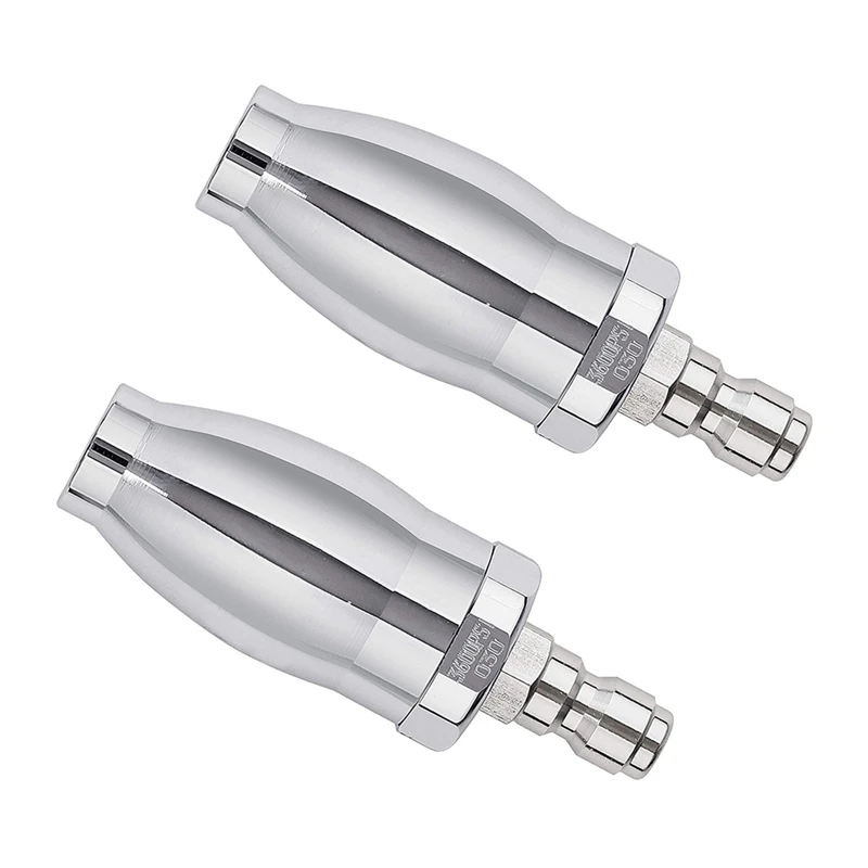 2X Turbo Nozzle For Pressure Washer,Rotating Nozzle For Hot And Cold Water,1/4 Inch Quick Connect,Orifice 3.0, 3600 PSI
2X Turbo Nozzle For Pressure Washer,Rotating Nozzle For Hot And Cold Water,1/4 Inch Quick Connect,Orifice 3.0, 3600 PSI