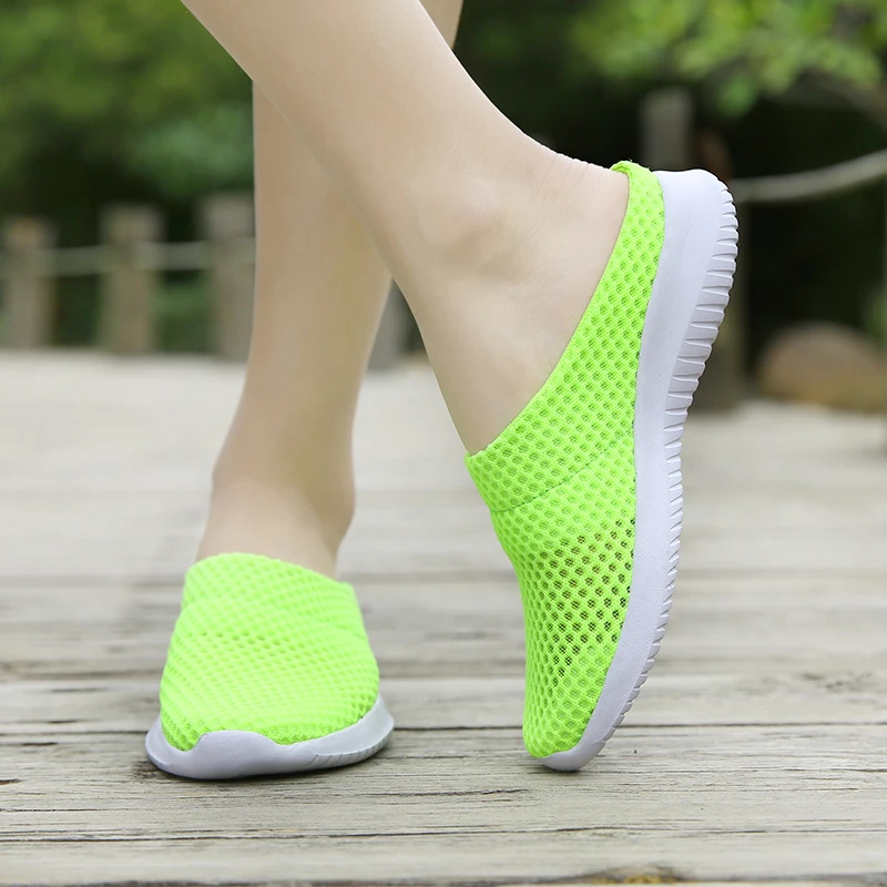 Women's Sandals Half Slippers Summer Mesh Casual Slip on Walking Shoes for Woman Vulcanize Shoes Running Sock Driving Flats
Women's Sandals Half Slippers Summer Mesh Casual Slip on Walking Shoes for Woman Vulcanize Shoes Running Sock Driving Flats