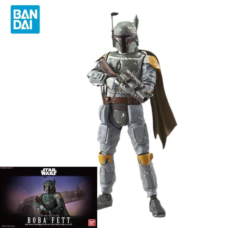 Bandai Original Star Wars Movie Anime 1/12 BOBA FETT Action Figure Assembly Model Toys Collectible Model Gifts for Children
Bandai Original Star Wars Movie Anime 1/12 BOBA FETT Action Figure Assembly Model Toys Collectible Model Gifts for Children
