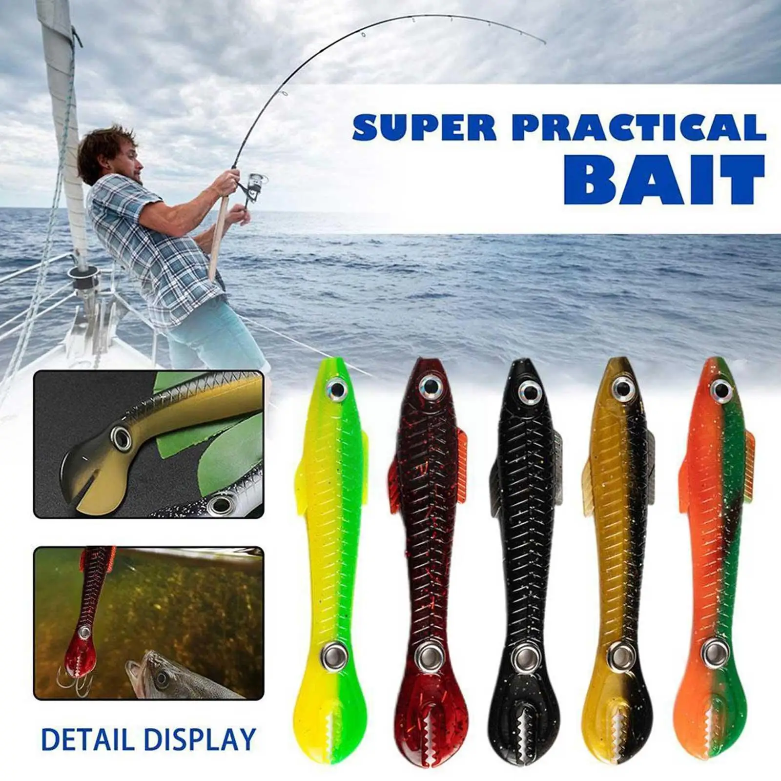 6g 10cm 15pcs Loach Baits Bass Pike Trout Soft Fishing Tail Bouncing Wobbler Silicone Simulation Bionic Lure Lures Bait X8s9
6g 10cm 15pcs Loach Baits Bass Pike Trout Soft Fishing Tail Bouncing Wobbler Silicone Simulation Bionic Lure Lures Bait X8s9
