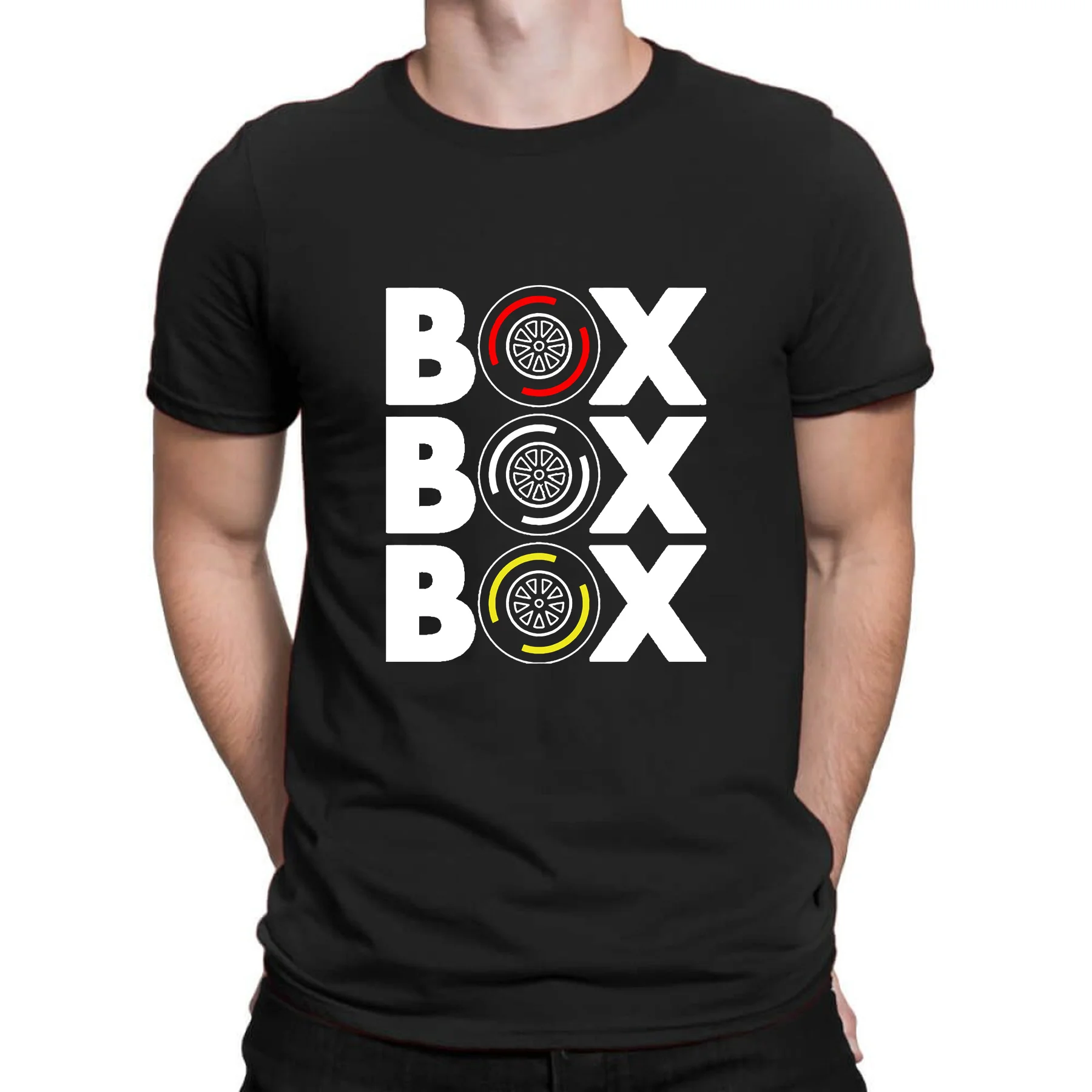2023 Hot Sale Summer 100% Cotton BOX BOX BOX Formula 1 T Shirt Men Short Sleeves Cool Tee Hip Hop Streetwear T-shirt
2023 Hot Sale Summer 100% Cotton BOX BOX BOX Formula 1 T Shirt Men Short Sleeves Cool Tee Hip Hop Streetwear T-shirt