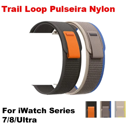 Нейлоновый ремешок для Apple Watch Band 49 мм 45 мм 44 мм 42 мм, браслет для IWatch Series 7 8 Ultra 8
Нейлоновый ремешок для Apple Watch Band 49 мм 45 мм 44 мм 42 мм, браслет для IWatch Series 7 8 Ultra 8