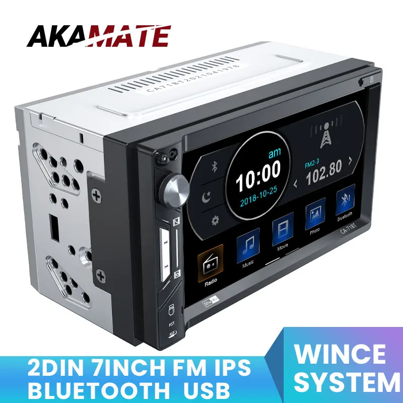 AKAMATE 2Din Car Radio MP3 MP5 Player Bluetooth FM Radio Touch Screen IPS Screen Head Unit Support Rear Camera For 2din Car
AKAMATE 2Din Car Radio MP3 MP5 Player Bluetooth FM Radio Touch Screen IPS Screen Head Unit Support Rear Camera For 2din Car