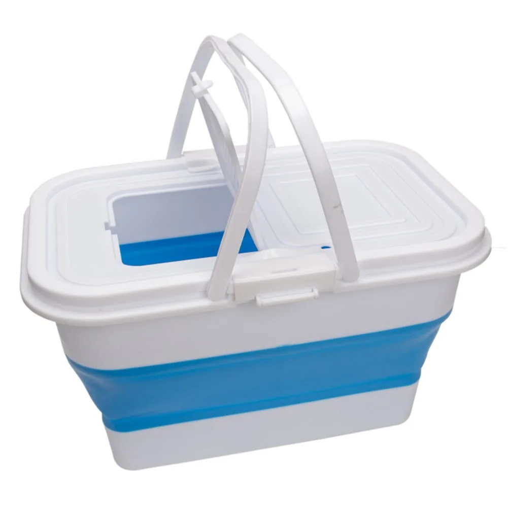 Folding Water Bucket White Fishing Folded Hard Large Capacity Light Outdoor PVC Pail Portable Press-type Buckle
Folding Water Bucket White Fishing Folded Hard Large Capacity Light Outdoor PVC Pail Portable Press-type Buckle