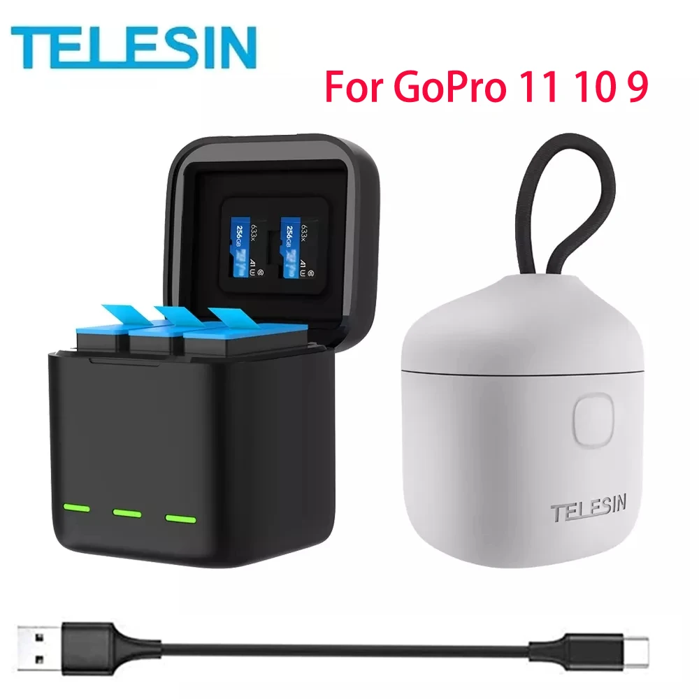 Зарядное устройство TELESIN для GoPro Hero 11 10 9, зарядное устройство со светодиодной подсветкой, устройство для чтения TF-карт, зарядное устройство д...
Зарядное устройство TELESIN для GoPro Hero 11 10 9, зарядное устройство со светодиодной подсветкой, устройство для чтения TF-карт, зарядное устройство д...