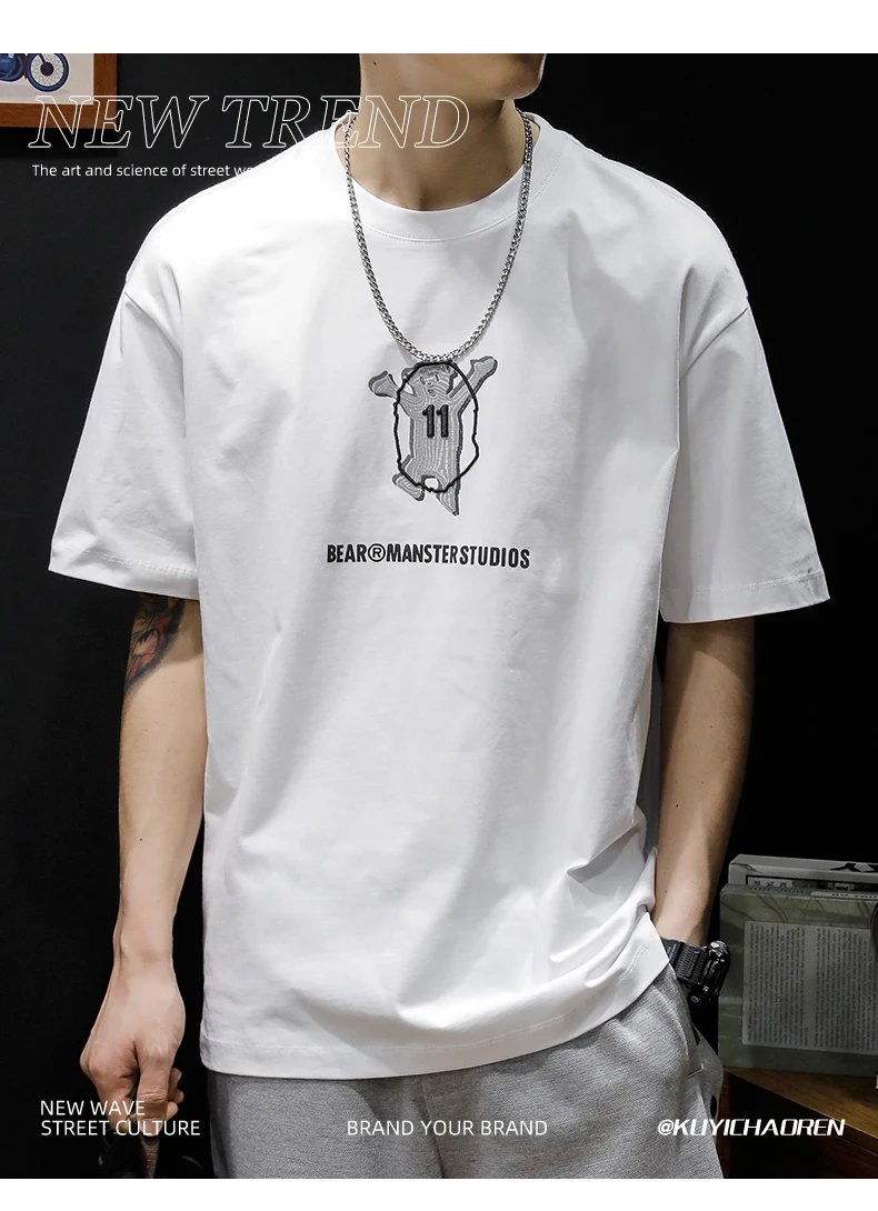 M3171 Short-sleeved t-shirt men's summer 2022 new trendy brand fat man plus size men's t-shirt
M3171 Short-sleeved t-shirt men's summer 2022 new trendy brand fat man plus size men's t-shirt