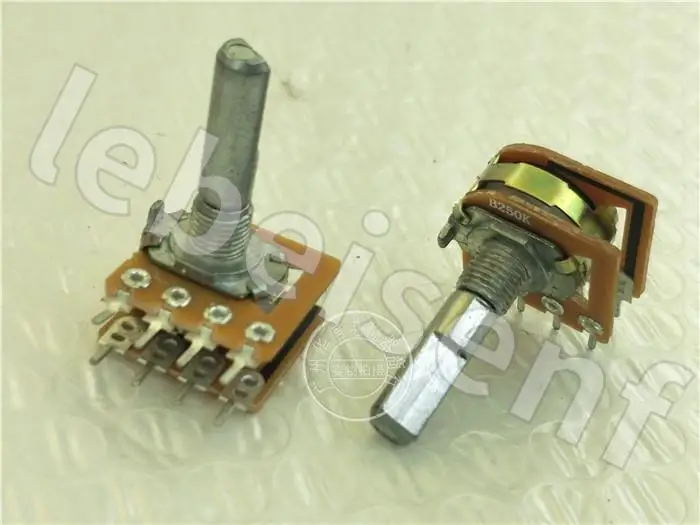 5pcs 148-type double potentiometer B250K / with tapping handle length 25MM flower / 8 feet
5pcs 148-type double potentiometer B250K / with tapping handle length 25MM flower / 8 feet