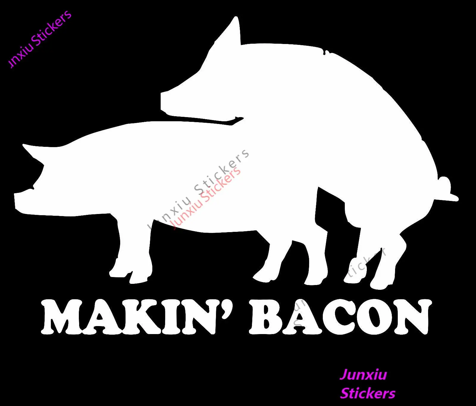 Creative Stickers Making Bacon Funny Pigs JDM Vinyl Decal Sticker Car Truck Window Anime Decal Car Dodge Charger Accessories
Creative Stickers Making Bacon Funny Pigs JDM Vinyl Decal Sticker Car Truck Window Anime Decal Car Dodge Charger Accessories