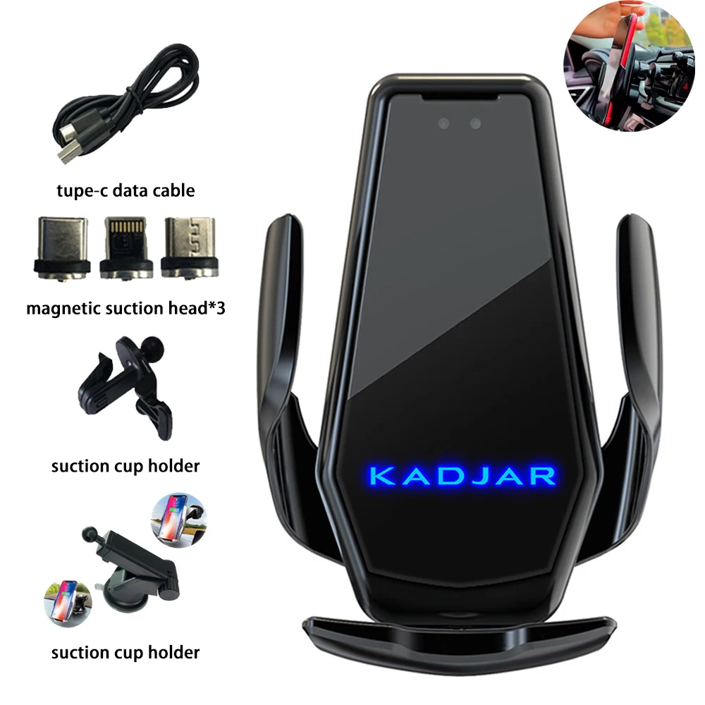 For Renault Kadjar 2013-2023 For All Phones Smart Wireless Charging Universal Car Phone Holder Accessories
For Renault Kadjar 2013-2023 For All Phones Smart Wireless Charging Universal Car Phone Holder Accessories
