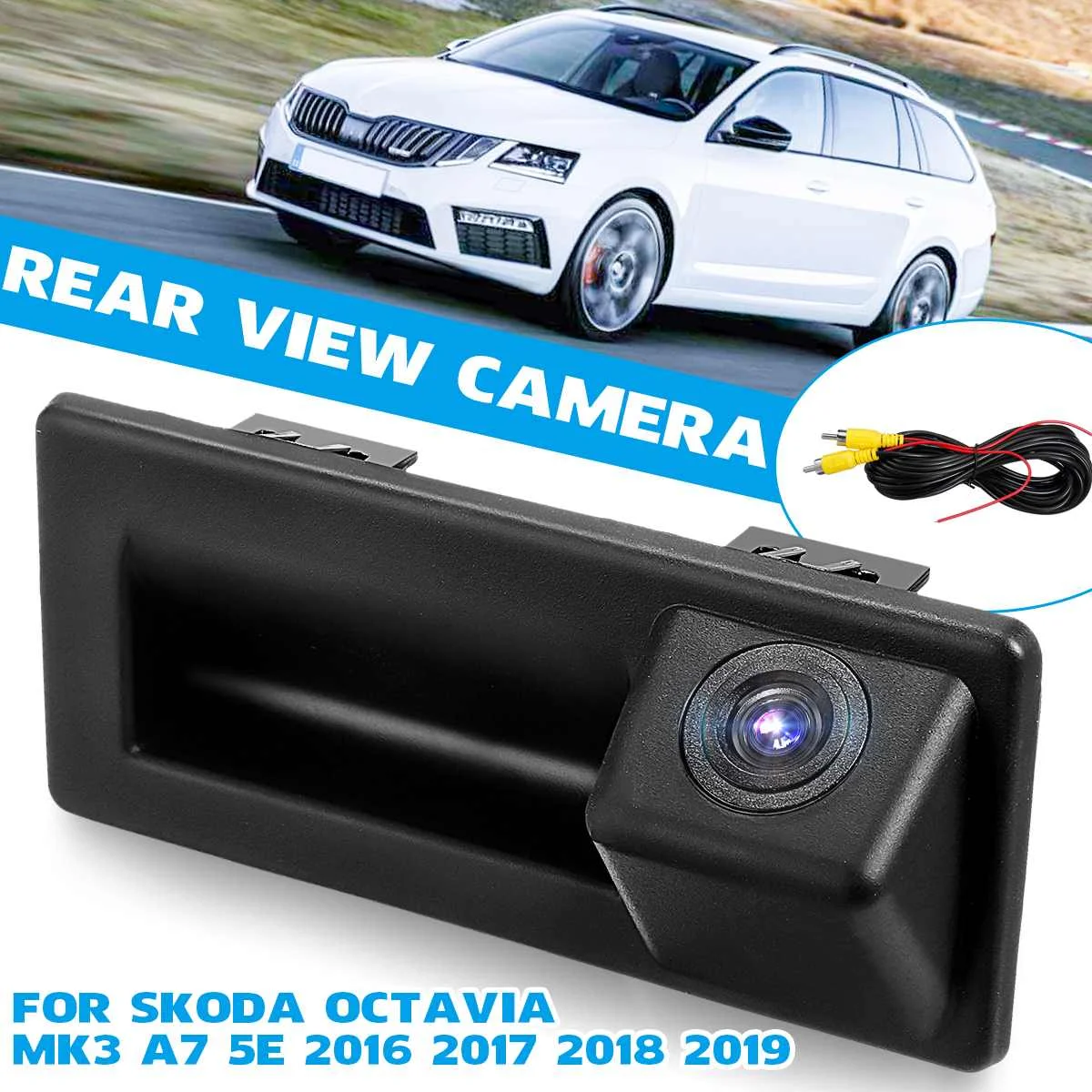 HD Rear View Camera Car Rear Trunk Tailgate Back Door Handle Backup For Skoda Octavia A7 MK3 5E 2016 2017 2018 Superb 3
HD Rear View Camera Car Rear Trunk Tailgate Back Door Handle Backup For Skoda Octavia A7 MK3 5E 2016 2017 2018 Superb 3