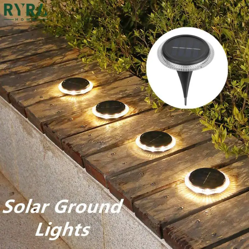 LED Solar Ground Lights Garden Decoration Solar Power Disk Light Waterproof Lighting Landscape Lights Yard Stairs Lawn Outdoor
LED Solar Ground Lights Garden Decoration Solar Power Disk Light Waterproof Lighting Landscape Lights Yard Stairs Lawn Outdoor