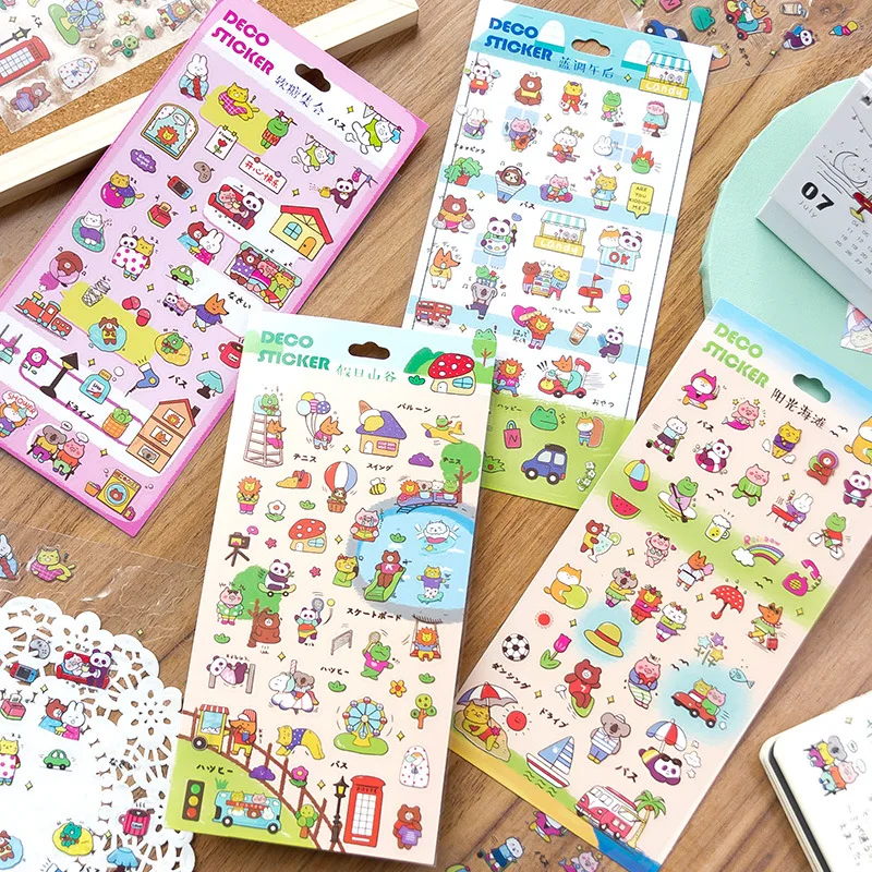 Happy Garden Cute Cartoon Animals Decoration Stickers For Scrapbook Planners Gift Packing Album Planner Journal Arts Diy Craft
Happy Garden Cute Cartoon Animals Decoration Stickers For Scrapbook Planners Gift Packing Album Planner Journal Arts Diy Craft