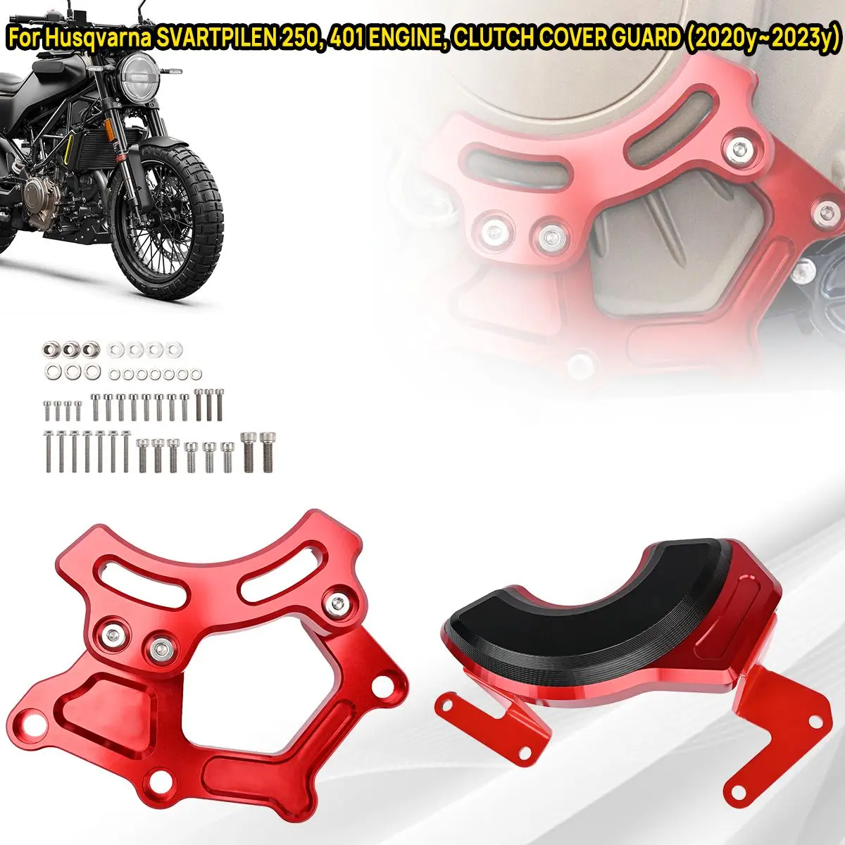 Motorcycle Engine Cover For Husqvarna SVARTPILEN 250 / 401 2020y Clutch Cover Guard
Motorcycle Engine Cover For Husqvarna SVARTPILEN 250 / 401 2020y Clutch Cover Guard