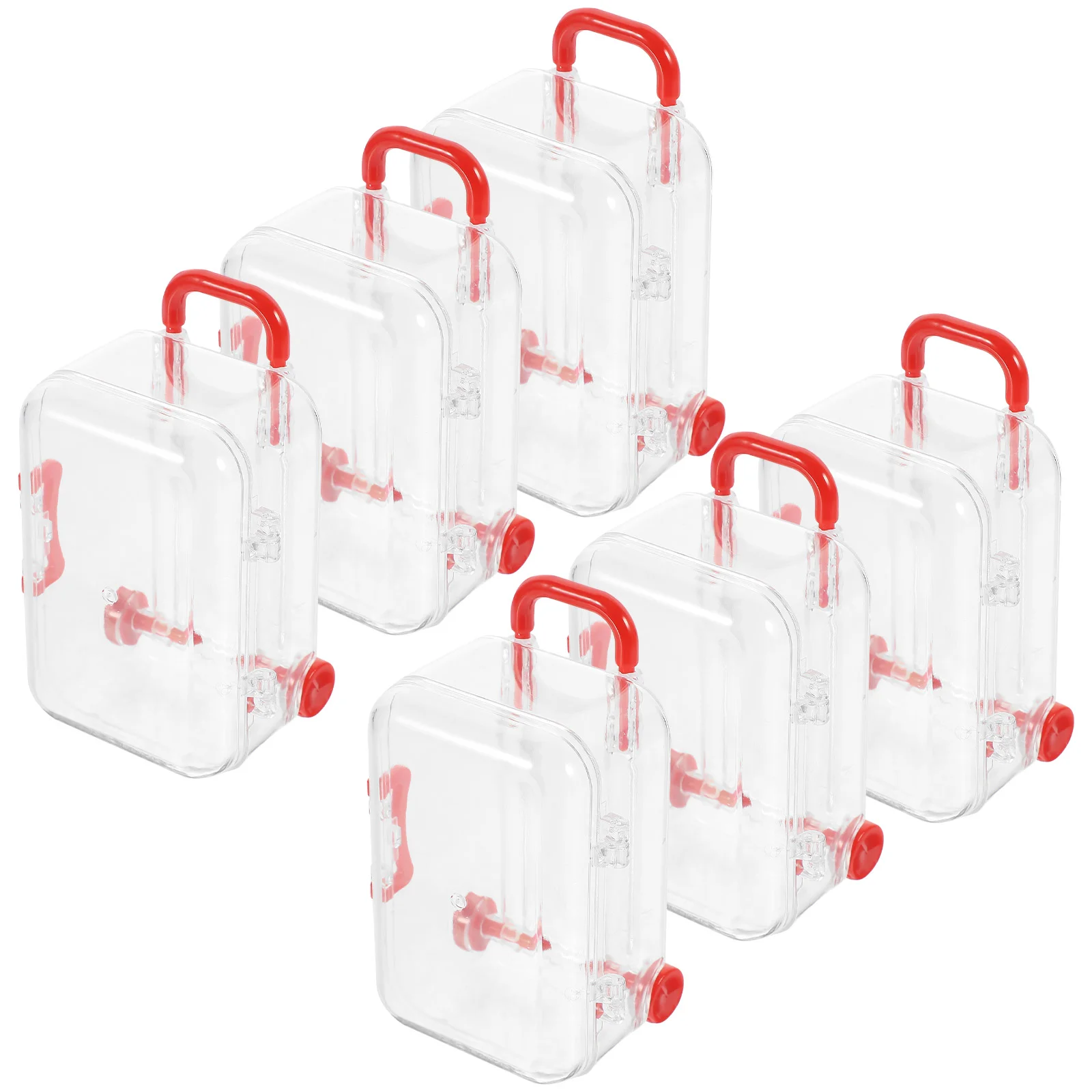 12 Pcs Suitcase Candy Box Toys Mini Clear Trunk Playthings Party Decorations Plastic Traveling Wedding Supply Bride Miniature
12 Pcs Suitcase Candy Box Toys Mini Clear Trunk Playthings Party Decorations Plastic Traveling Wedding Supply Bride Miniature