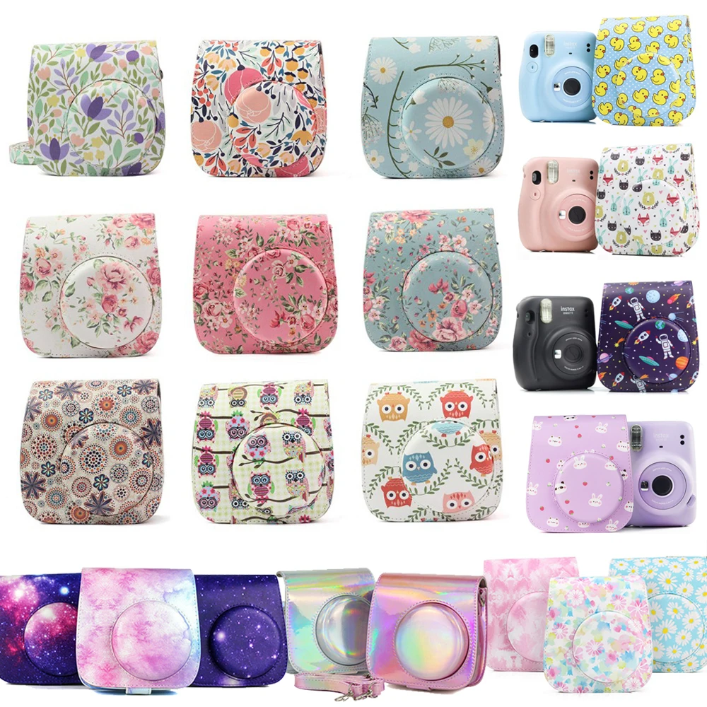 Shoulder Camera Protective Case Colorful Patterns Leather Camera Bag for Fujifilm Instax Polaroid Mini 8/ Mini8+/ 9 Handbags
Shoulder Camera Protective Case Colorful Patterns Leather Camera Bag for Fujifilm Instax Polaroid Mini 8/ Mini8+/ 9 Handbags