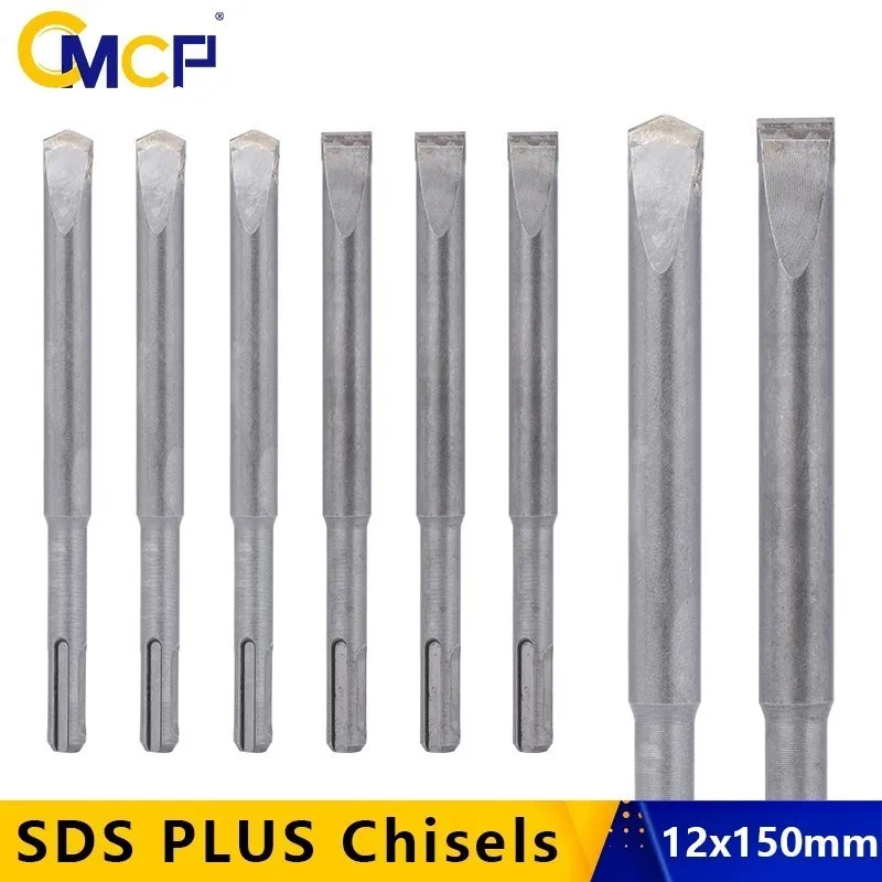 

CMCP SDS PLUS Chisels Set 1PC 12x150mm Electric Hammer Drill Bit for Concrete Brick Wall Drilling Chisel