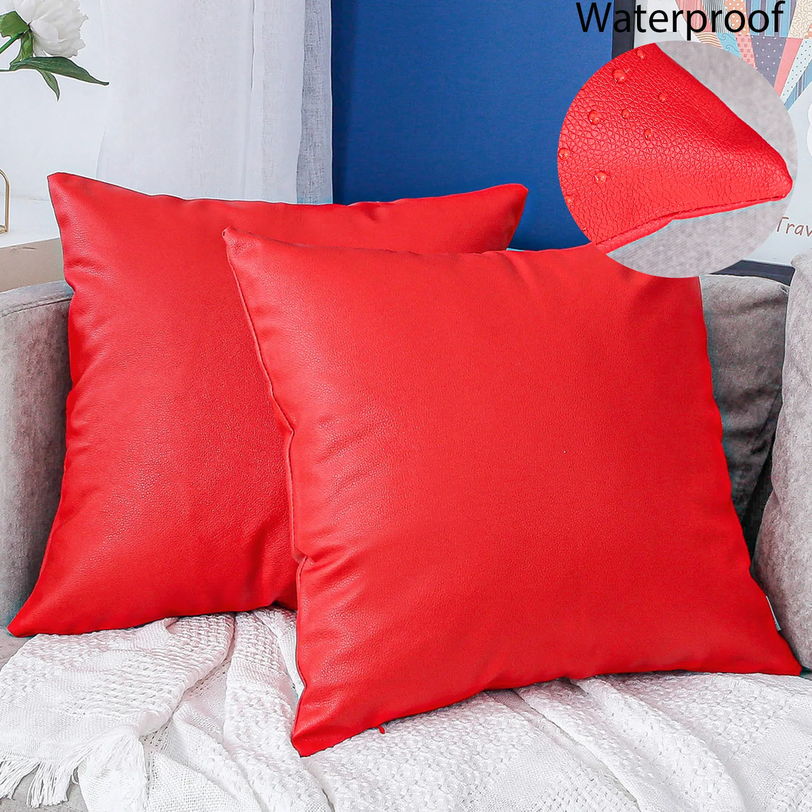 Sofa Cushion Covers Faux Leather Home Decorative For Home Bedroom Living Room Bed Pillowcase 45X45cm Brown Throw Pillow Cover
Sofa Cushion Covers Faux Leather Home Decorative For Home Bedroom Living Room Bed Pillowcase 45X45cm Brown Throw Pillow Cover