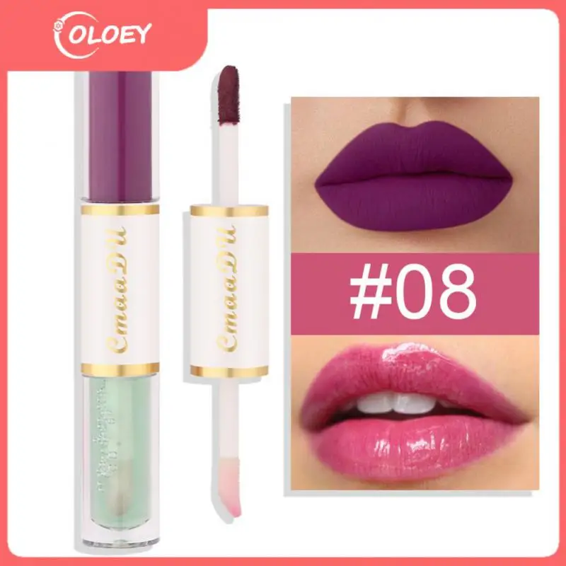 Lip Tints Lip Gloss Non-stick Cup Matte Lip Glaze Waterproof Lipstick Cosmetics Double Head Female Makeup
Lip Tints Lip Gloss Non-stick Cup Matte Lip Glaze Waterproof Lipstick Cosmetics Double Head Female Makeup