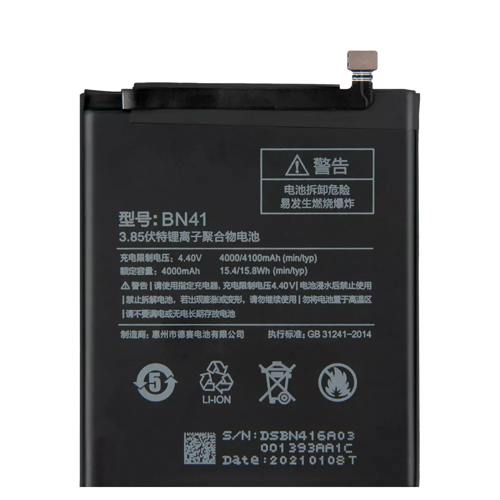 

2023NEW Replacement Battery BN41 BN43 BM47 For Xiaomi Redmi Note 4 Note4 Pro Note4X MTK Helio X20 Redmi 3 3S Mi5X Note 5 BN31 BN