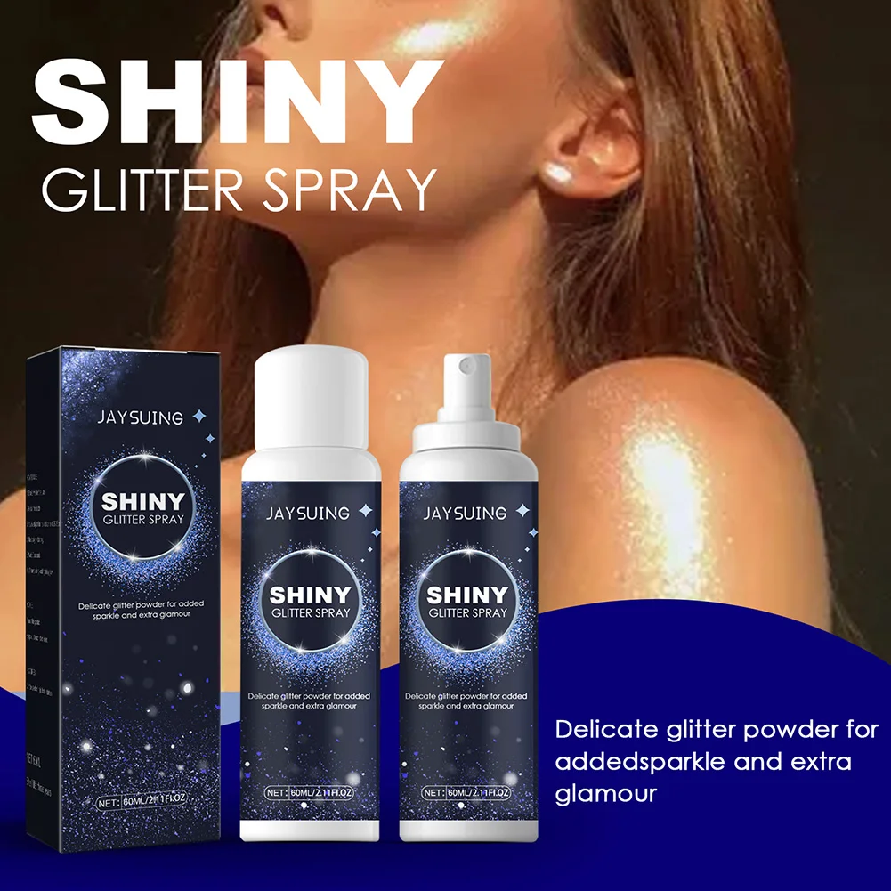 Hair Body Glitter Spray Sparkly Shimmery Glow Powder Sprays High Gloss Glitter Powder Makeup for Face Hair Body Cosmetics
Hair Body Glitter Spray Sparkly Shimmery Glow Powder Sprays High Gloss Glitter Powder Makeup for Face Hair Body Cosmetics