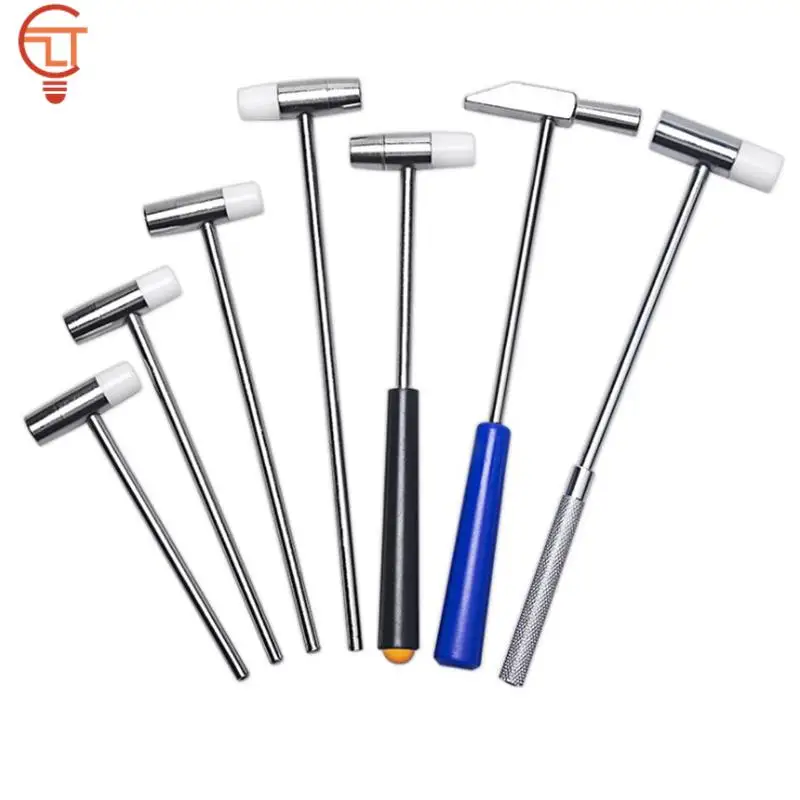 Ручной Мини-молоток ручной инструмент для ремонта часов маленькая резиновая головка металлические молотки удобные аксессуары для часов инструменты для обслуживания дома
Ручной Мини-молоток ручной инструмент для ремонта часов маленькая резиновая головка металлические молотки удобные аксессуары для часов инструменты для обслуживания дома