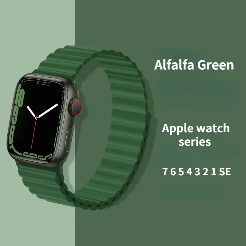 Solid color magnetic strap for Apple watch Strap 49mm 44mm 45mm 42mm 40mm 41mm 38mm strap iWatch Series Ultra 8 7 6 5 4 3 SE
Solid color magnetic strap for Apple watch Strap 49mm 44mm 45mm 42mm 40mm 41mm 38mm strap iWatch Series Ultra 8 7 6 5 4 3 SE