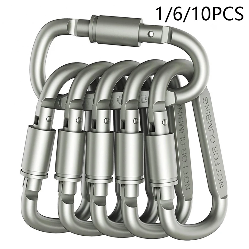Карабин для рюкзака повседневного использования, 1/6/10 шт., аксессуары для походов, алюминиевый сплав, D-образное кольцо, защелка, замок, пряжк...
Карабин для рюкзака повседневного использования, 1/6/10 шт., аксессуары для походов, алюминиевый сплав, D-образное кольцо, защелка, замок, пряжк...