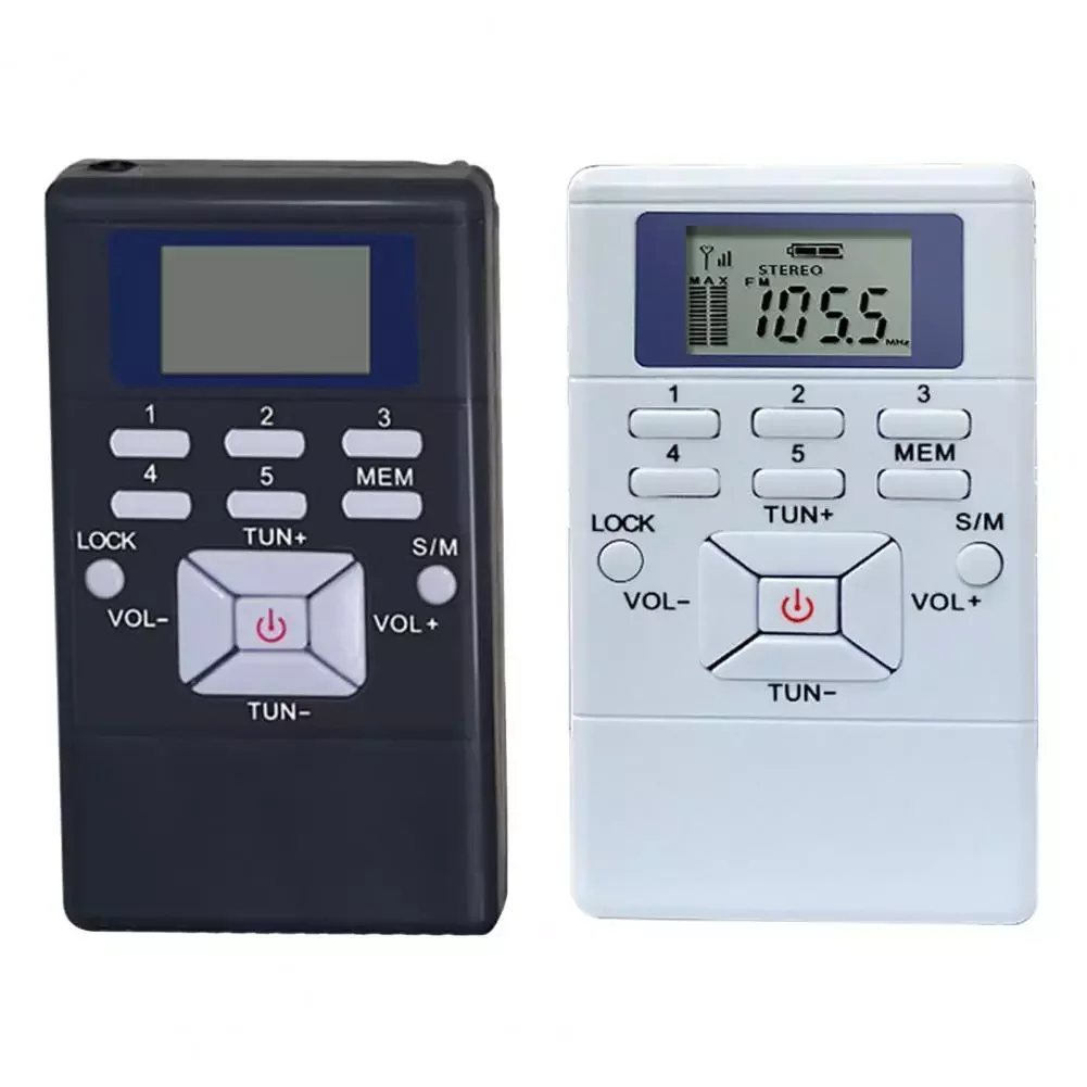 HRD-102 Digital Radio Mini LCD Display Portable Multifunctional Stereo FM Radio Receiver With Earphones for the Aged
HRD-102 Digital Radio Mini LCD Display Portable Multifunctional Stereo FM Radio Receiver With Earphones for the Aged