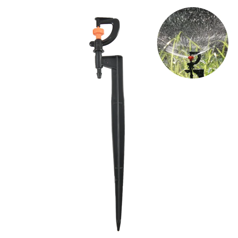 10PCS Mini Rotating Sprinkler with Support Spike 360 Degrees Red Wheel Micro Rotor Sprinklers G Type Rotating Nozzle 
10PCS Mini Rotating Sprinkler with Support Spike 360 Degrees Red Wheel Micro Rotor Sprinklers G Type Rotating Nozzle