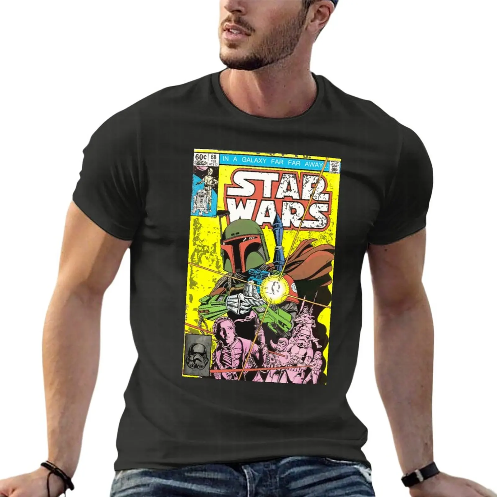 Boba Fett Comic Cover Oversize T-Shirt Custom Mens Clothes Short Sleeve Streetwear Large Size Top Tee 
Boba Fett Comic Cover Oversize T-Shirt Custom Mens Clothes Short Sleeve Streetwear Large Size Top Tee