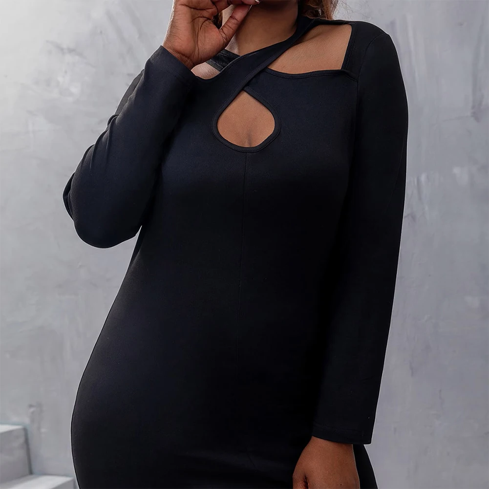 Brand New XL~4XL Plus Size Women Sexy Bodycon Ladies Cross Neck Long Sleeves Party Midi Dress Soft And Comfortable
Brand New XL~4XL Plus Size Women Sexy Bodycon Ladies Cross Neck Long Sleeves Party Midi Dress Soft And Comfortable