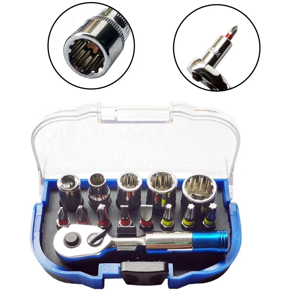 14 In 1 Mini Tool Steel Ratchet Bits Set W/ Repair Tool Kit Screwdriver Sockets Wrench Set For Home Auto Maintenance Hand Tools
14 In 1 Mini Tool Steel Ratchet Bits Set W/ Repair Tool Kit Screwdriver Sockets Wrench Set For Home Auto Maintenance Hand Tools