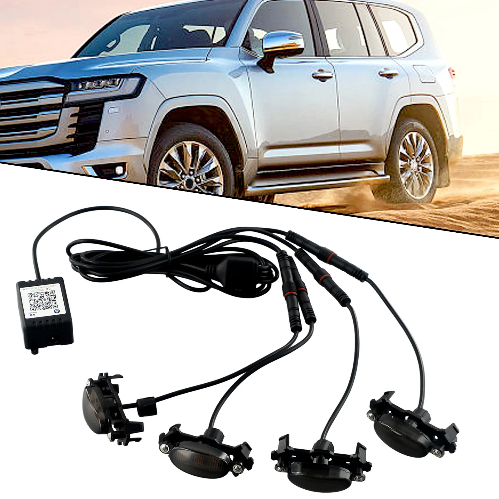RGB Color LED Grille Light Kit For Ford F150 F250 F350 For Toyota Universal 12V Vehicles Front Grille LED Lights Lamp
RGB Color LED Grille Light Kit For Ford F150 F250 F350 For Toyota Universal 12V Vehicles Front Grille LED Lights Lamp