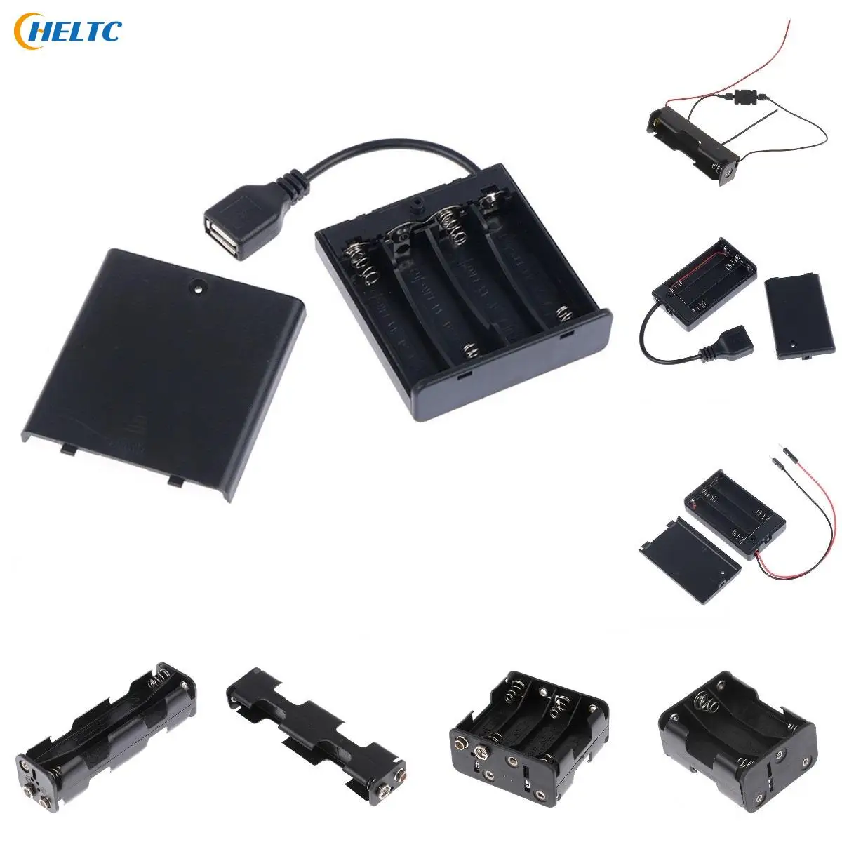4/6/8 AA Battery Case Box ABS 18650Power Bank Cases Holder Storage Case With Lead Wire Bateria Protection Container Battery Case
4/6/8 AA Battery Case Box ABS 18650Power Bank Cases Holder Storage Case With Lead Wire Bateria Protection Container Battery Case