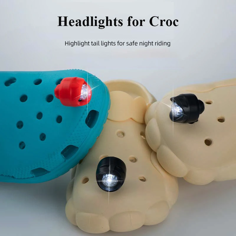 2 шт. фары для Croc, легкая водонепроницаемая обувь, подвески светятся в течение 72 часов в темноте, для прогулок с собакой, удобный Кемпинг
2 шт. фары для Croc, легкая водонепроницаемая обувь, подвески светятся в течение 72 часов в темноте, для прогулок с собакой, удобный Кемпинг