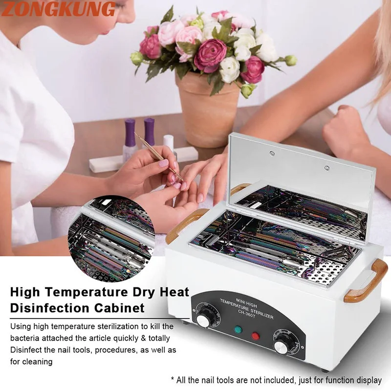 300W Electric High Temperature Disinfection Box Nail Salon Sterilizer Hot Air Disinfection For Hairdressing Tattoo Tools Device
300W Electric High Temperature Disinfection Box Nail Salon Sterilizer Hot Air Disinfection For Hairdressing Tattoo Tools Device