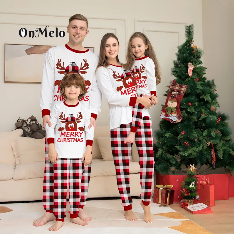 OnMelo Christmas Family Matching Pajamas Deer Print Adult Kid Baby Family Matching Outfit Soft Homewear Xmas Family Pjs Clothes
OnMelo Christmas Family Matching Pajamas Deer Print Adult Kid Baby Family Matching Outfit Soft Homewear Xmas Family Pjs Clothes