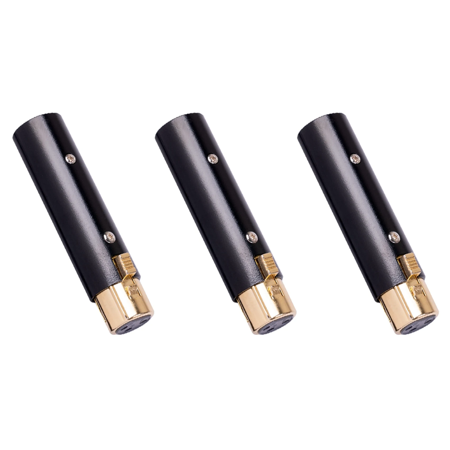 3X XLR 3 Pin Female to XLR 3 Pin Male Adaptor,Audio Interfaces,for Stereo Microphone Cable
3X XLR 3 Pin Female to XLR 3 Pin Male Adaptor,Audio Interfaces,for Stereo Microphone Cable