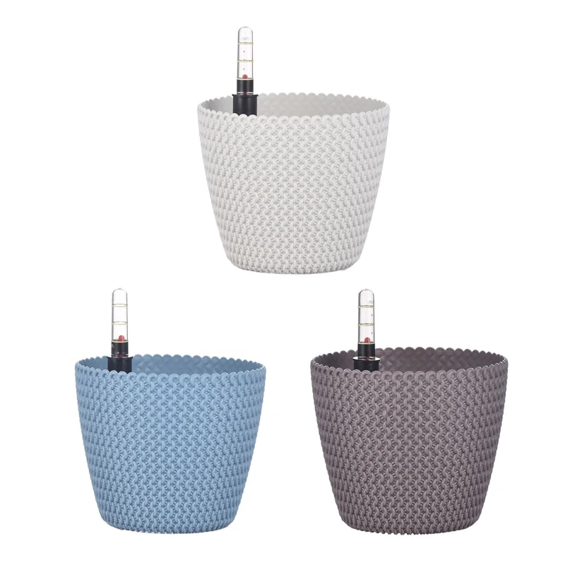 Self Watering Planters for Indoor Outdoor Plants Imitated Rattan Flower Pot Basket with Water Level Indicator
Self Watering Planters for Indoor Outdoor Plants Imitated Rattan Flower Pot Basket with Water Level Indicator