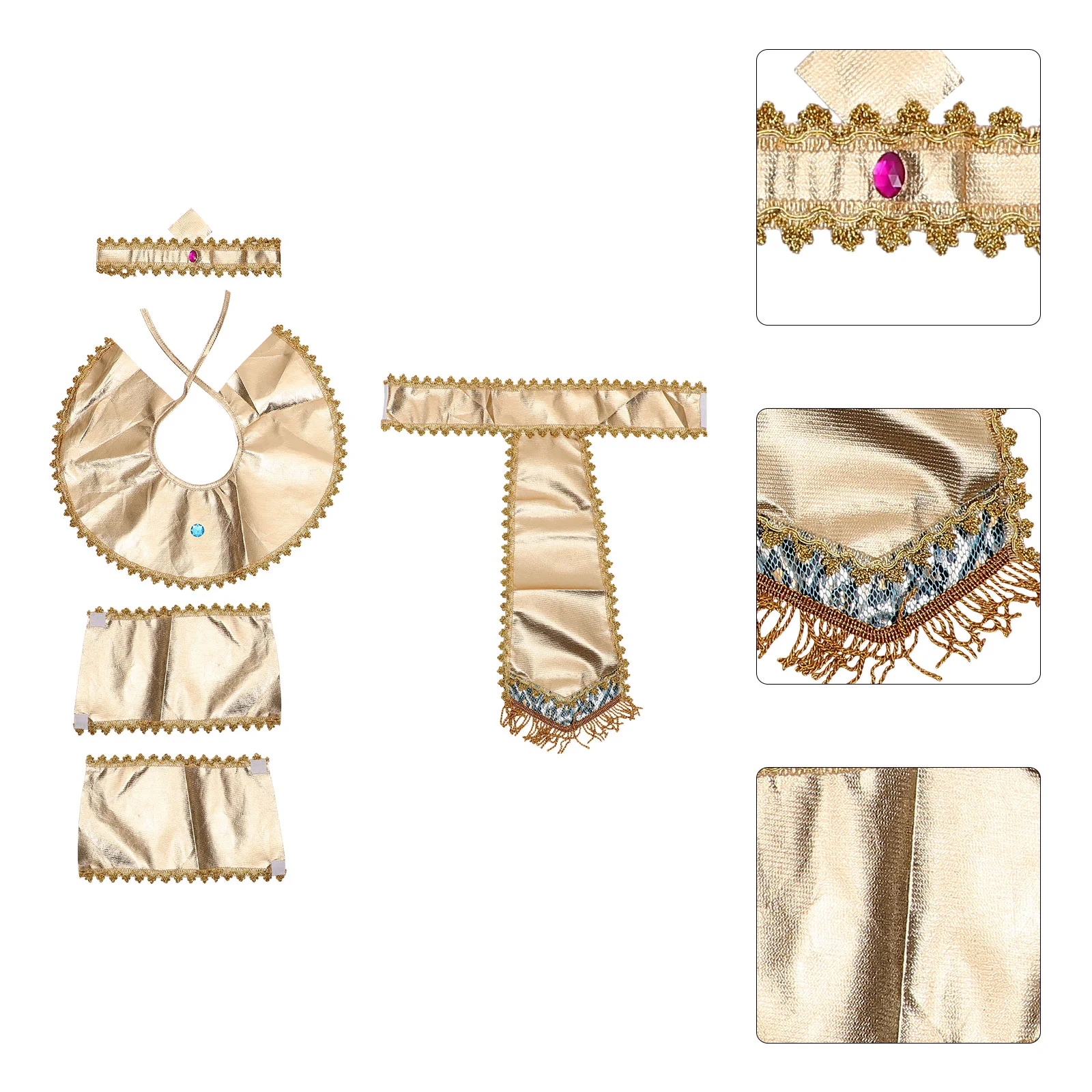 Halloween Costumes Adults Egyptian Belt Prop Waistband Clothing Headpiece Pharaoh Cosplay Supplies Kit
Halloween Costumes Adults Egyptian Belt Prop Waistband Clothing Headpiece Pharaoh Cosplay Supplies Kit