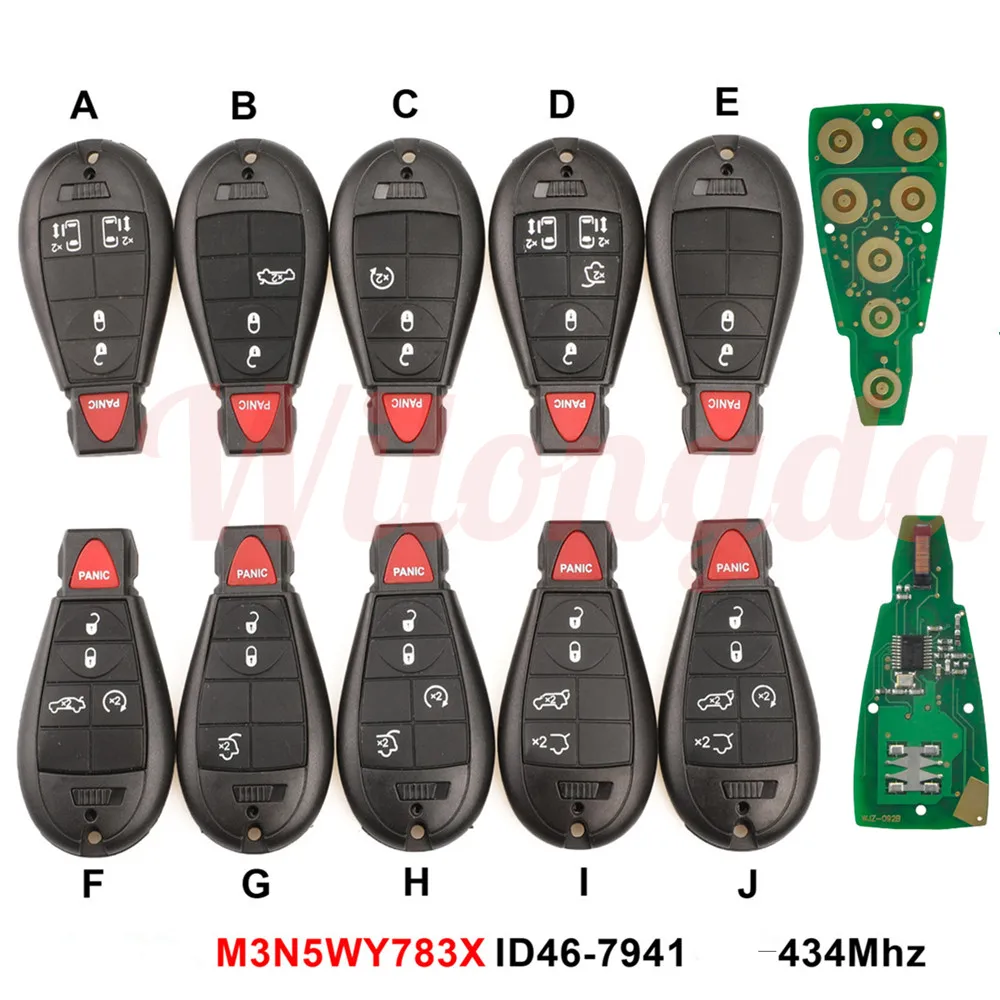Car Remote Control Key For Chrysler Country Town Jeep Cherokee Dodge 300 Charger Magnum 433Mhz PCF7941 IYZ-C01C 
Car Remote Control Key For Chrysler Country Town Jeep Cherokee Dodge 300 Charger Magnum 433Mhz PCF7941 IYZ-C01C