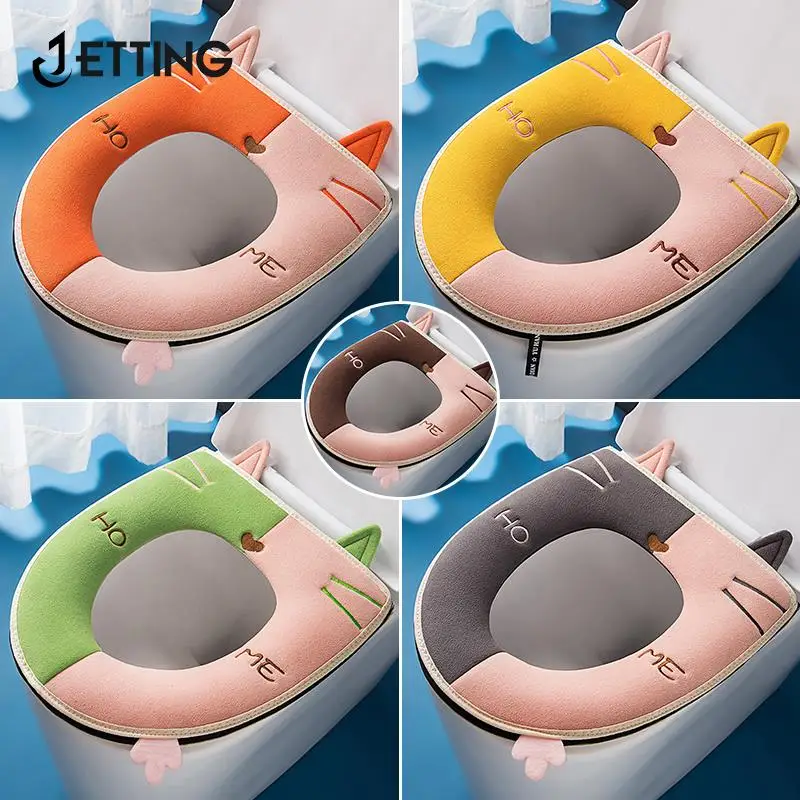 Зимний чехол для унитаза с ручкой, универсальная подушка для унитаза, утолщенный плюшевый коврик с кольцом для сиденья унитаза, аксессуары ...
Зимний чехол для унитаза с ручкой, универсальная подушка для унитаза, утолщенный плюшевый коврик с кольцом для сиденья унитаза, аксессуары ...