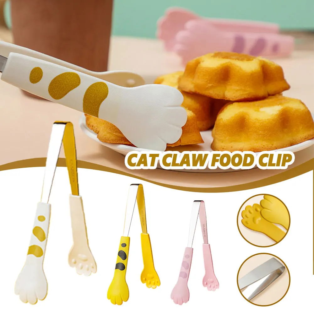 Stainless Steel Cat Claw Clip Food Clip Kitchen Tong High Temperature Resistant Easy To Clean Kitchen Food Clip Durable _WK
Stainless Steel Cat Claw Clip Food Clip Kitchen Tong High Temperature Resistant Easy To Clean Kitchen Food Clip Durable _WK