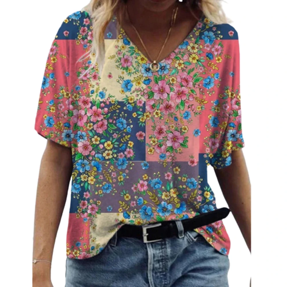 Summer New 3D Printing T-Shirt Ladies Sunflower Flower Oversized Short Sleeve V-Neck Street Fashion Comfortable Clothing
Summer New 3D Printing T-Shirt Ladies Sunflower Flower Oversized Short Sleeve V-Neck Street Fashion Comfortable Clothing
