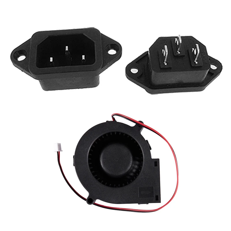 5X 3P IEC 320 C14 Male Plug Panel Power Inlet Sockets Connectors & 1Pc DC 12V 0.36A 2Pin Computer PC Blower Cooling Fan
5X 3P IEC 320 C14 Male Plug Panel Power Inlet Sockets Connectors & 1Pc DC 12V 0.36A 2Pin Computer PC Blower Cooling Fan