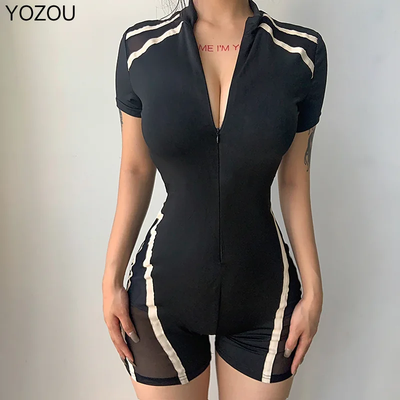 Женский велосипедный комбинезон YOZOU, черный слитный комбинезон с коротким рукавом, облегающий сетчатый комбинезон на молнии, сексуальный ж...
Женский велосипедный комбинезон YOZOU, черный слитный комбинезон с коротким рукавом, облегающий сетчатый комбинезон на молнии, сексуальный ж...
