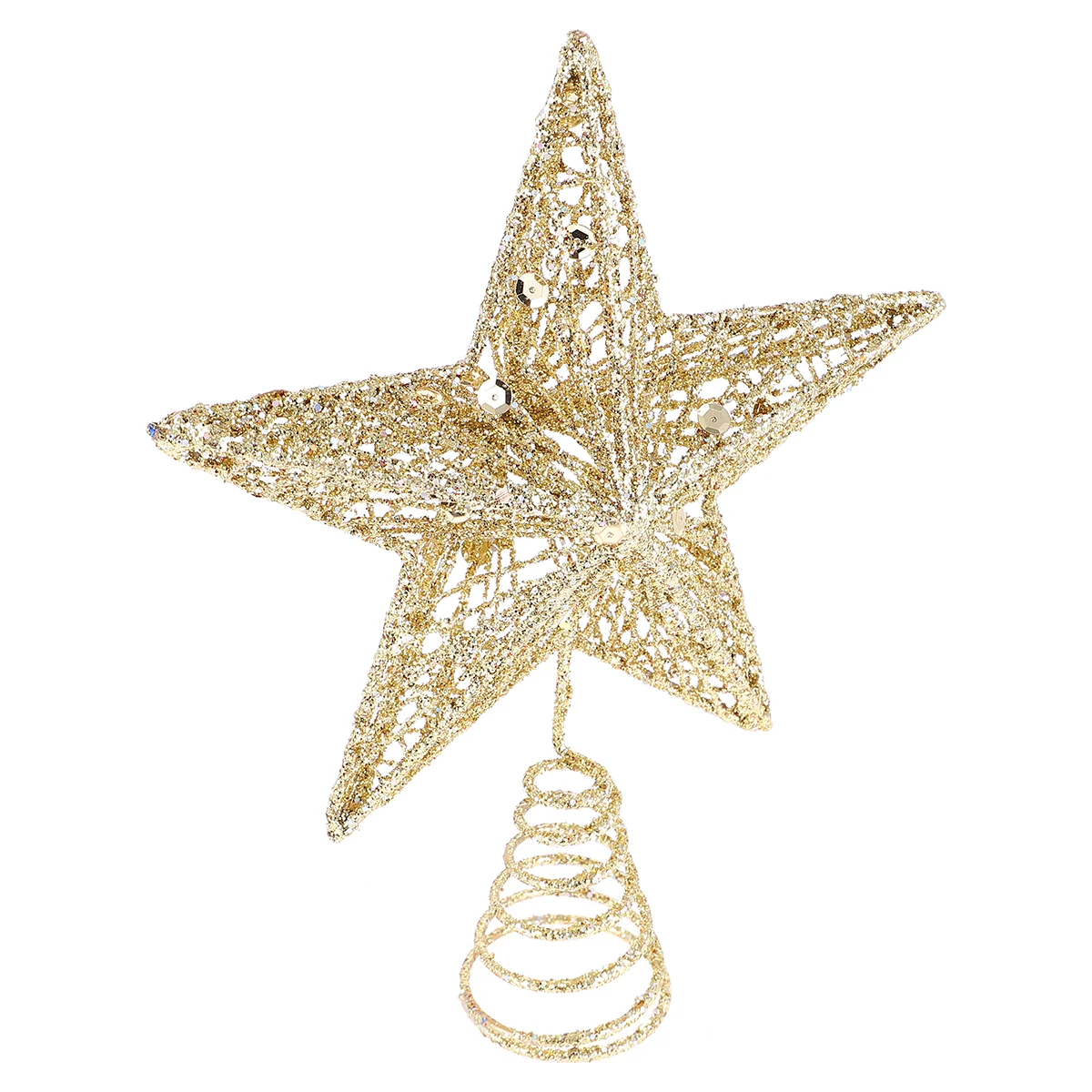 Glitter Pentagram Tree Topper Outdoor Christmas Decorations Beautiful Iron Star
Glitter Pentagram Tree Topper Outdoor Christmas Decorations Beautiful Iron Star
