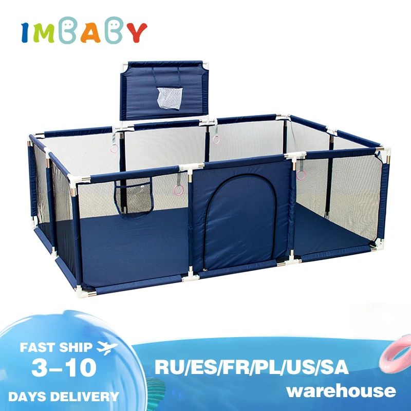 IMBABY Playpen for Children Home Baby Playpens Basketball Baby Playground Happy Children's Park Balls Baby Safety Fence 0-6y
IMBABY Playpen for Children Home Baby Playpens Basketball Baby Playground Happy Children's Park Balls Baby Safety Fence 0-6y